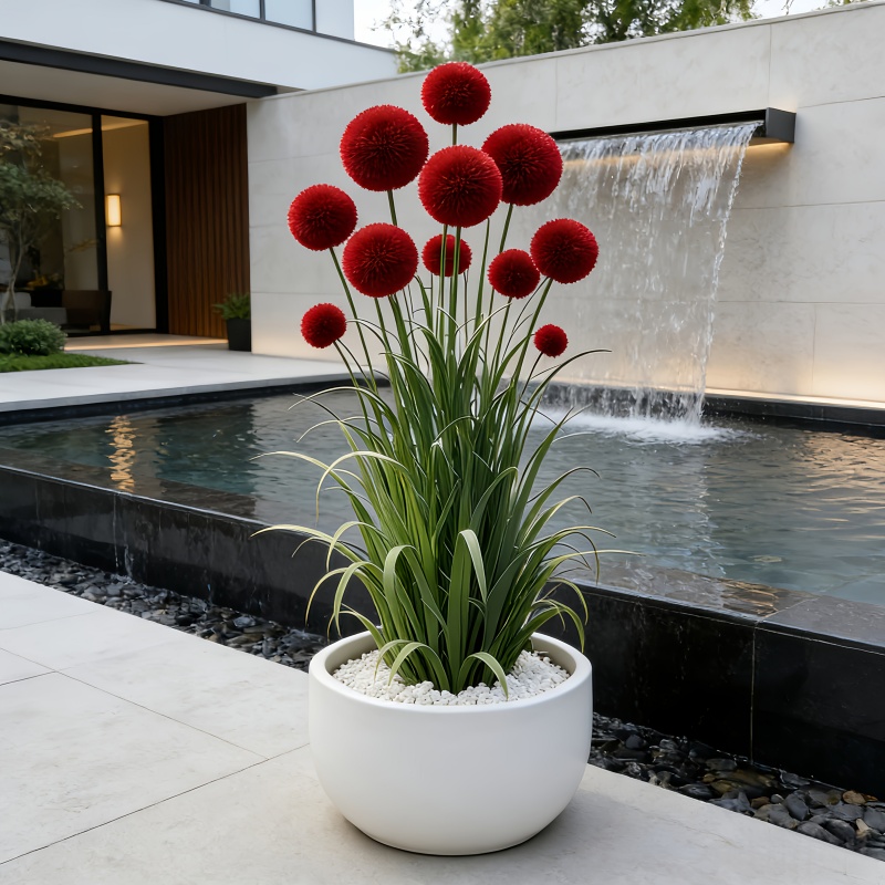 Home Office Simulator - 4 Pieces = 12 Stems, Vase
