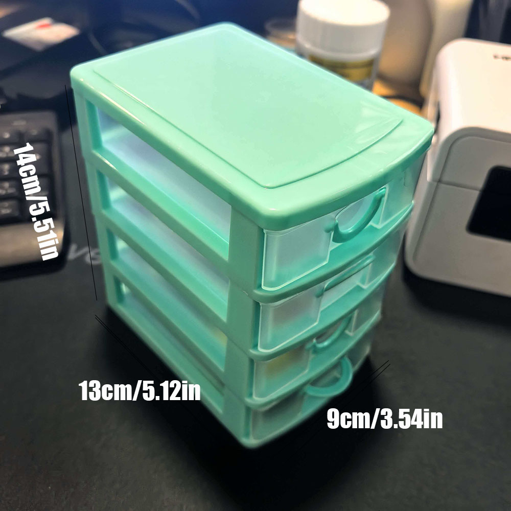 Four-Layer Drawer-Style Jewelr - Home Office Desk With Drawers 评论和价格