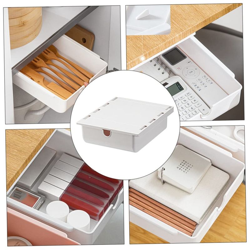 DT19 Under-Desk Storage Box, S - Home Office Desk With Drawers 评论和价格