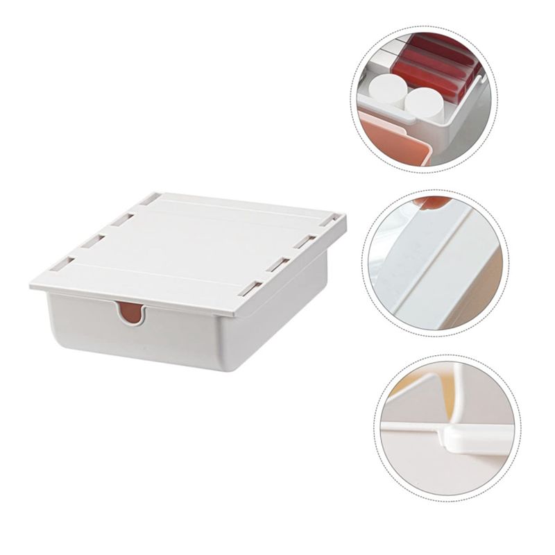 DT19 Under-Desk Storage Box, S - Home Office Desk With Drawers 评论和价格
