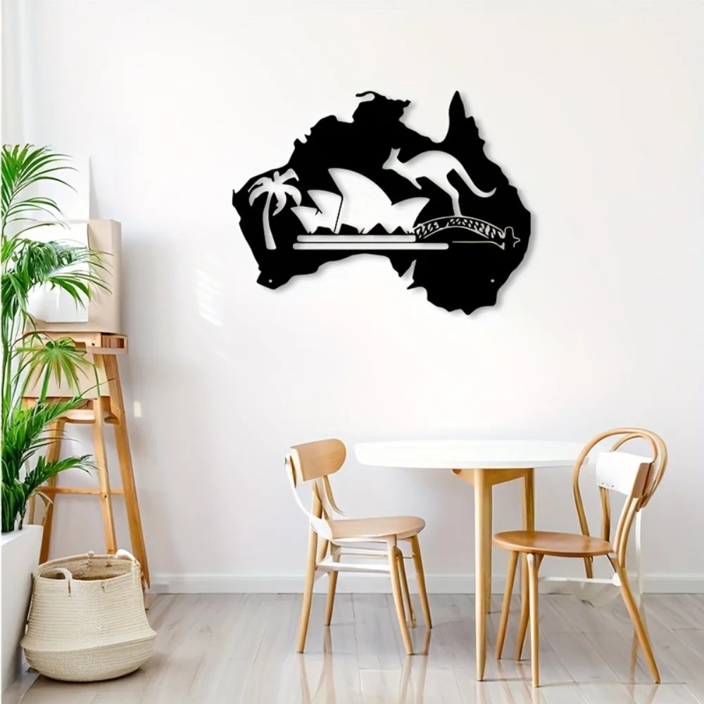 Australia Kangaroo Metal Wall  - Home Office Australia 评论和价格