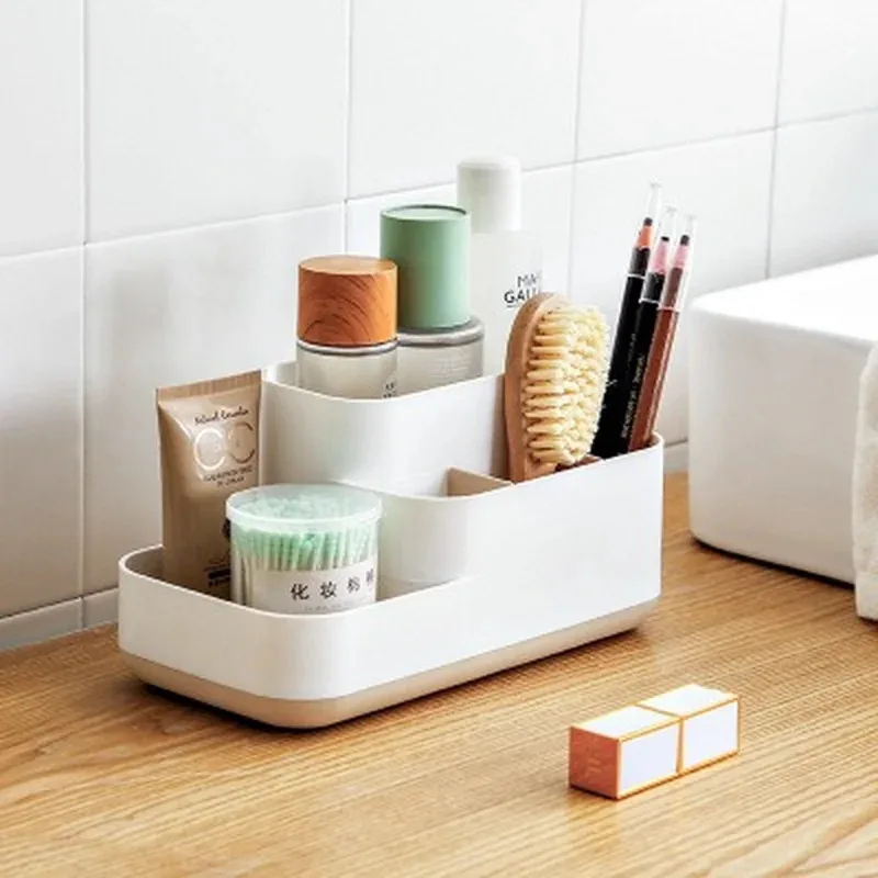 All-in-One Makeup Storage Box  - Home Office Desk With Drawers 评论和价格