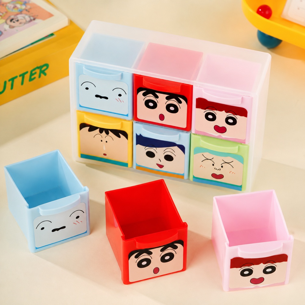 Genuine Crayon Shin-chan 6 Gri - Home Office Desk With Drawers 评论和价格
