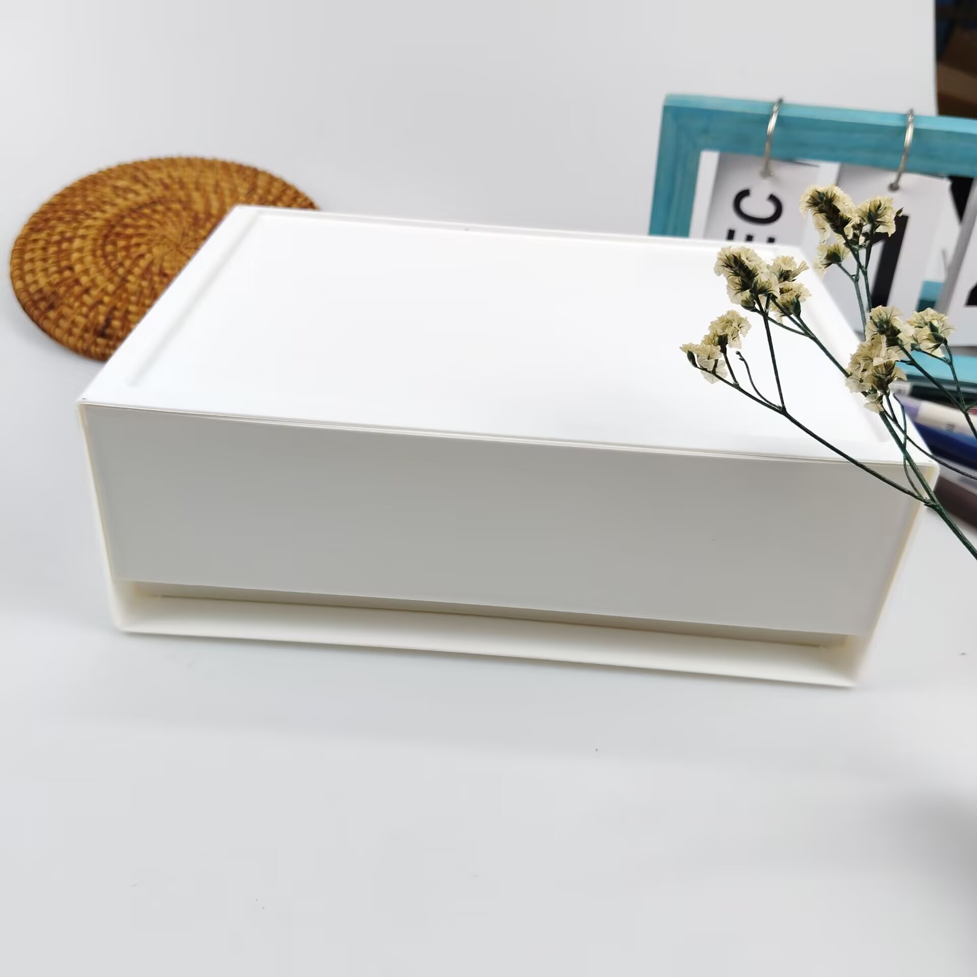 Desktop Storage Box, Drawer, C - Home Office Desk With Drawers 评论和价格