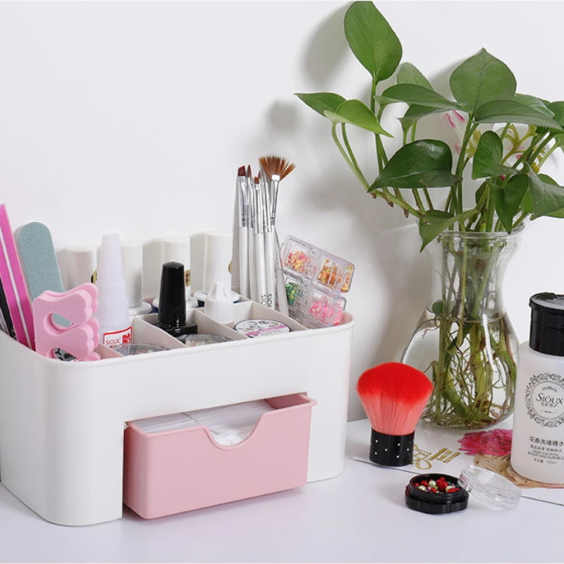 Nail Art Organizer Desktop Dra - Home Office Desk With Drawers 评论和价格
