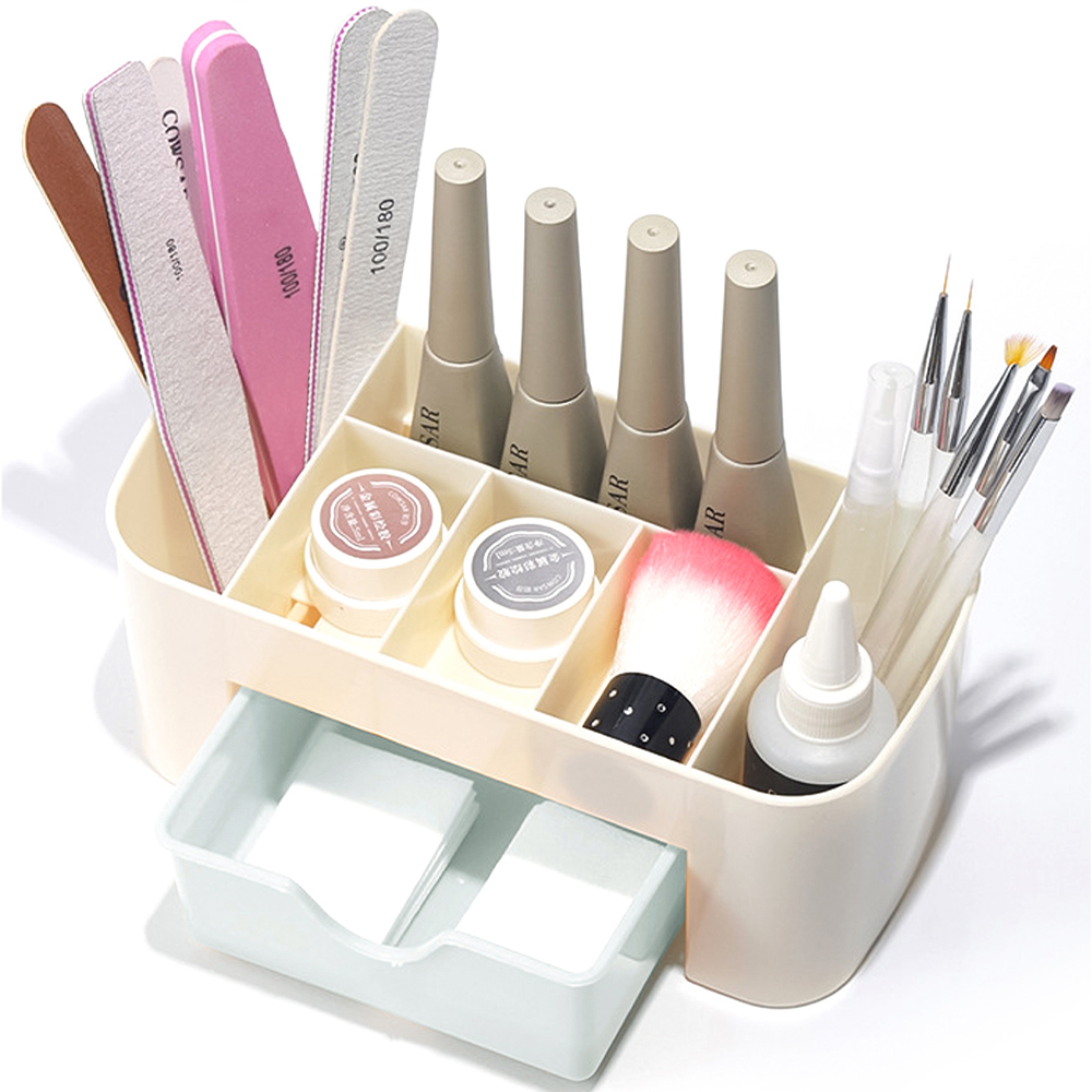 Nail Art Organizer Desktop Dra - Home Office Desk With Drawers 评论和价格