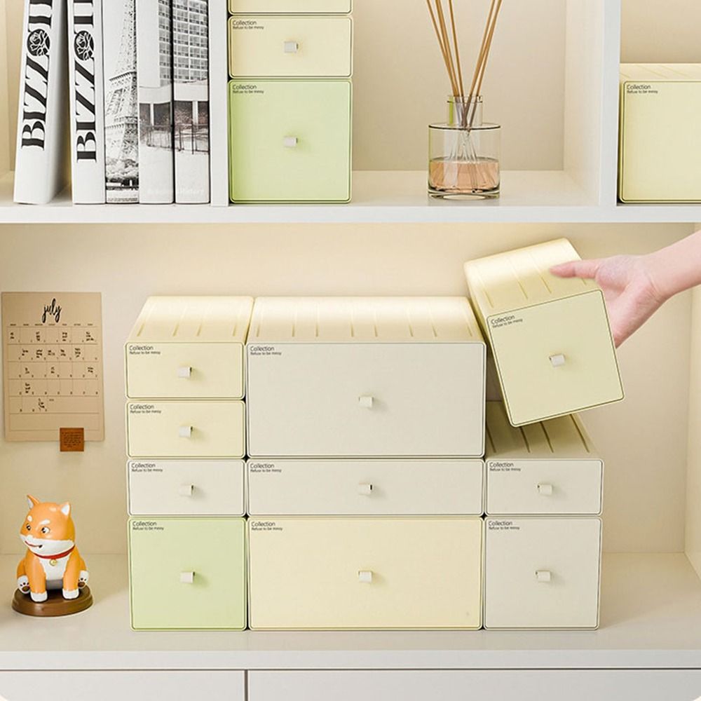 Colorful Desktop Stackable Org - Home Office Desk With Drawers 评论和价格